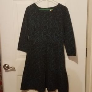 Loft size 10 teal dress